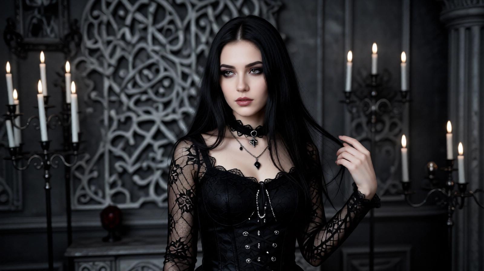Goth-KI-Freundin Themenbild